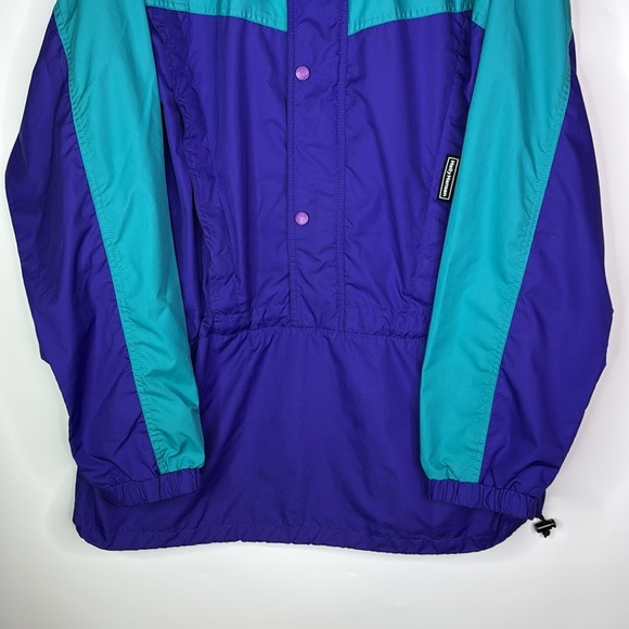 Vintage Helly Hansen Blue Pullover Packable Jacket Size Medium - Picture 3 of 10